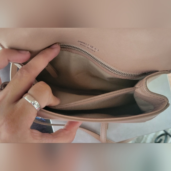 COPY Jimmy Choo Cheri Powder Crossbody Top Handle Bag - Picture 11 of 16